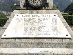 Monumento ai Caduti, Comune di Prata, dopo il restauro